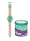 Lilo Stitch Analog Kids Watch Green with Rubber Strap