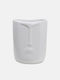 Diosera Diosera Keramischer Pflanzentopf Weiß 13x13x16cm 4 Stück