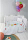 Nima Mummy's Monsters Crib Bumpers Classic Inside White 40x200cm