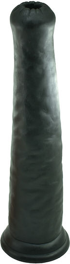 Mokko Toys Dildo Dildo με Βεντούζα Μαύρο