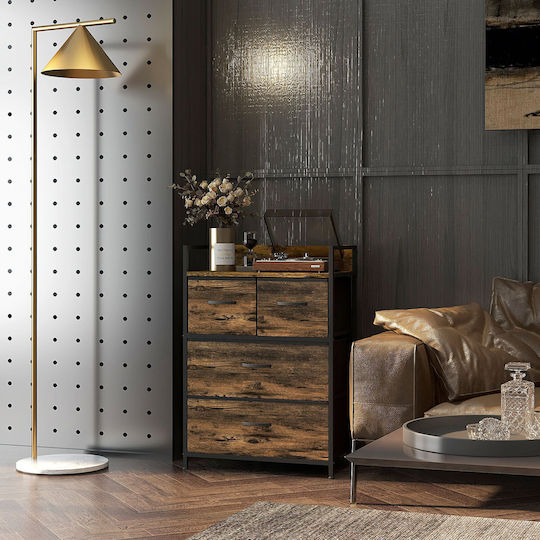 Comodă Din Lemn Și Metal 60x29x85cm