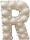 Ballonrahmen Buchstabe R