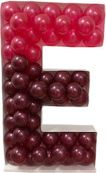 Balloon Frame Letter E