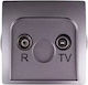 Kontakt-simon Aerial Socket Simon Basic R-tv End Inox Bmzar1 1.01 21
