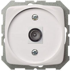Tv Socket F Type Itvl-1-01 A B White
