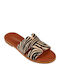 Women's Flat Sandals Zebra/Beige