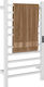 HomCom Ηλεκτρική Πετσετοκρεμάστρα 110W 80x45cm Λευκή