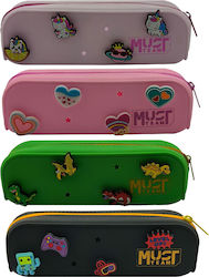 Must Team Pencil Case Silicone Barrel Various D...