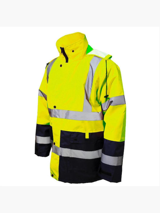 Il Mondo Work Jacket with Hood Yellow