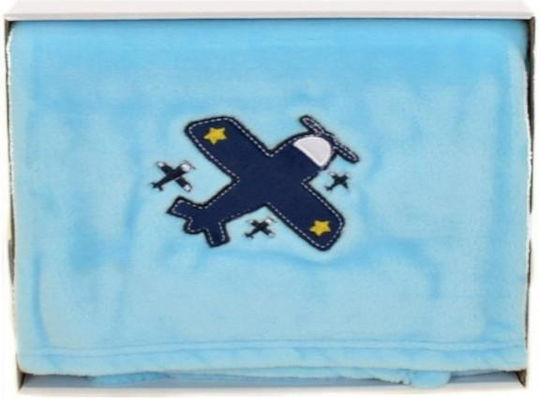 Blanket Nursery Swaddling Blankets Light Blue 70x100cm