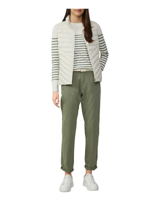 s.Oliver Women's Chino Trousers Regular Fit Khaki