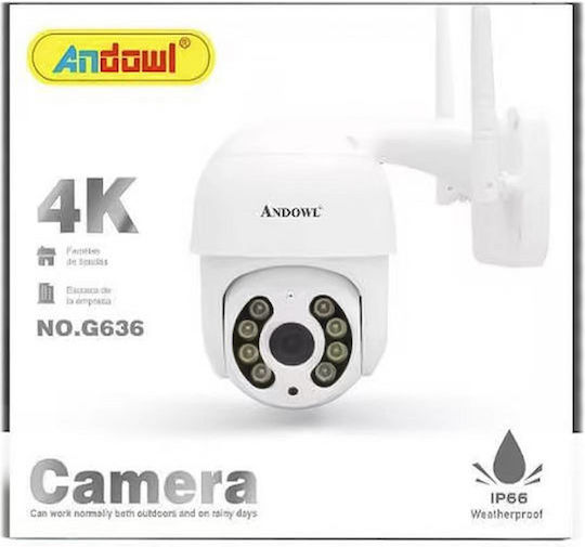 Andowl G636 IP Κάμερα Παρακολούθησης 4K Αδιάβροχη