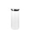Vase General Use with Lid Glass Transparent 1000ml