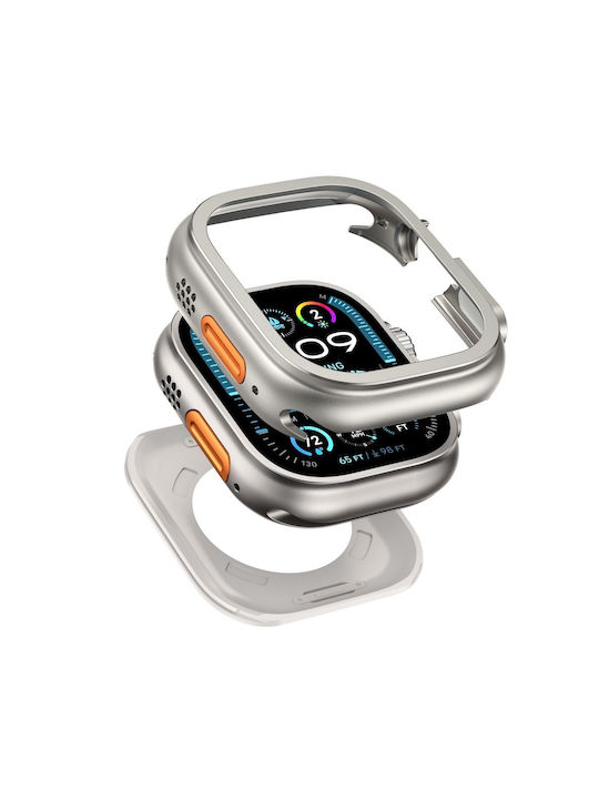 Premium Метален Калъф Titanium за Apple Watch Ultra 2, Apple Watch Ultra 49 мм