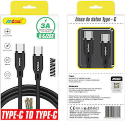 Andowl Qsj203 USB 2.0 Cable USB-C male - USB-C ...
