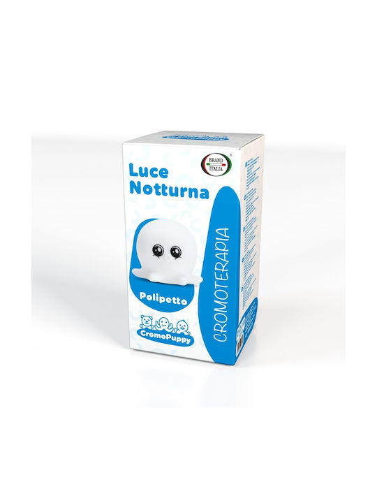 Brand Italia Φωτάκι Νυκτός LED Octapus Μπαταρίας Πολύχρωμo