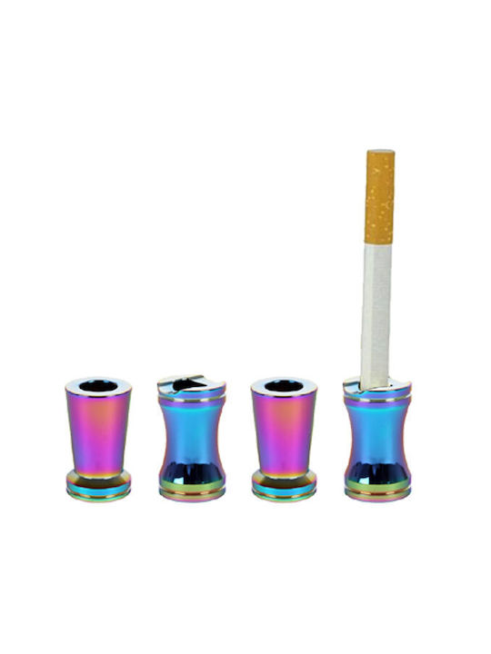 Schnipser Metall-Aschenbecher Mini Regenbogen 3,0 cm