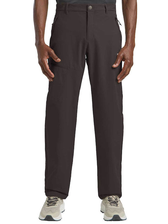 Jack Wolfskin Ανδρικό Μακρύ Παντελόνι Πεζοπορίας Γκρι