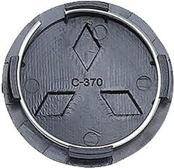 Zero-Wheel Capace Centru Roată Mitsubishi cu Diametru Interior 60mm Negru 1buc