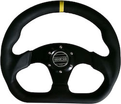 OMP Suet Car Steering Wheel with 32cm Diameter Black/Black