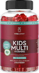 VitaYummy Kids Multivitamins Πολυβιταμίνη Strawberry 90 ζελεδάκια VitaYummy Kids Multivitamins Πολυβιταμίνη Strawberry 90 ζελεδάκια