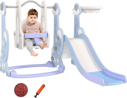 Aiyaplay Spielplatz mit Korb 147.5x160x107cm. Blauer