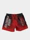 Men's Swimwear Shorts Red
