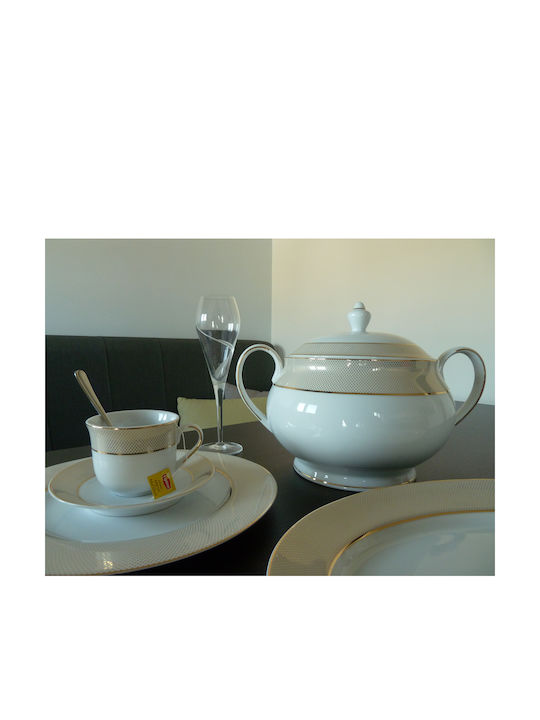 AB Gold Porcelain Dinnerware Set 20pcs