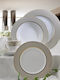 24home.gr White Porcelain Dinnerware Set 20pcs