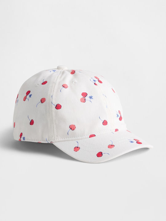 GAP Kids' Hat Jockey Fabric White