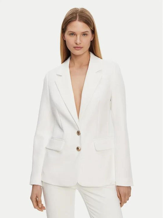 Guess Women's Blazer Luminous White