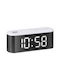Trevi Tabletop Digital Clock White 88388
