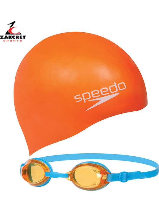 Speedo Jet V2 Swim Set Jr 8-093026817 Orange Swimming Goggles