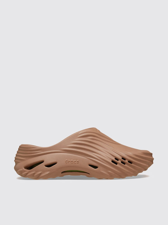 Crocs Echo Ανδρικά Σαμπό Καφέ