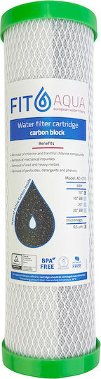 Fit Aqua Ersatz-Wasserfilter aus Aktivkohle 0.5 μm (Mikrometer)