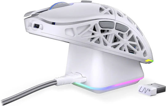 Endorfy LIV Plus Ασύρματο Gaming Ποντίκι 26000 DPI Λευκό