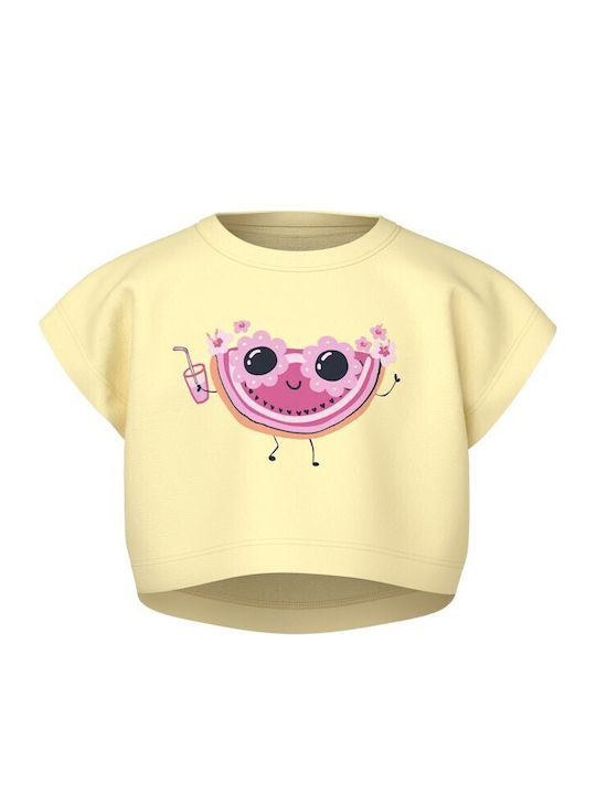 Name It Παιδικό Crop Top Κοντομάνικο Watermelon...