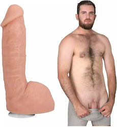 Doc Johnson Ultraskyn Ρεαλιστικό Dildo με Όρχεις Flesh 23cm