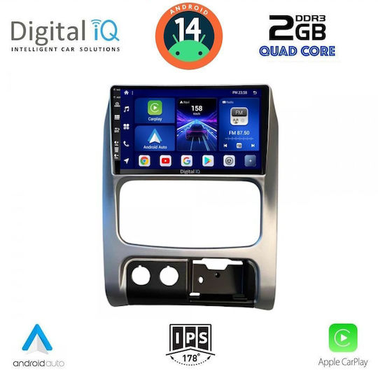 Digital IQ Car Audio System for Jeep Cherokee / Liberty 2002-2007 (Bluetooth/USB/AUX/WiFi/GPS/Apple-Carplay/Android-Auto) with Touch Screen 9"