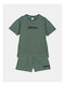 Kids' Set with Shorts Summer 2pcs Green