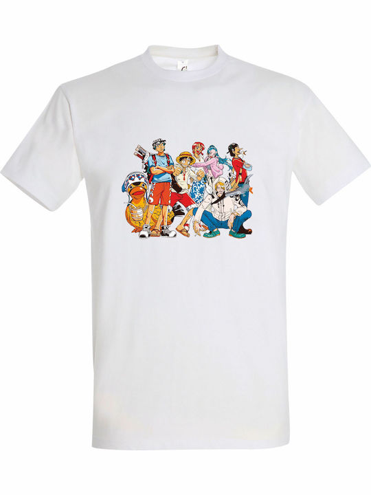 kirikoko Kinder-T-Shirt White One Piece Gang, L...