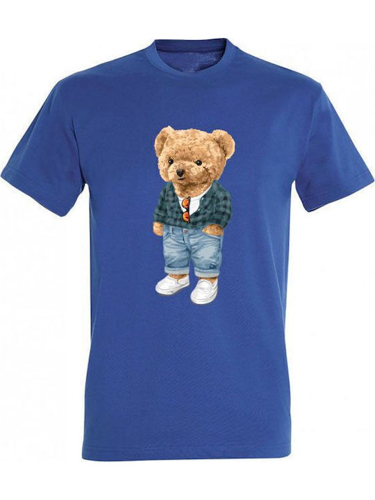 Παιδικό T-shirt Μπλε Ρουά
