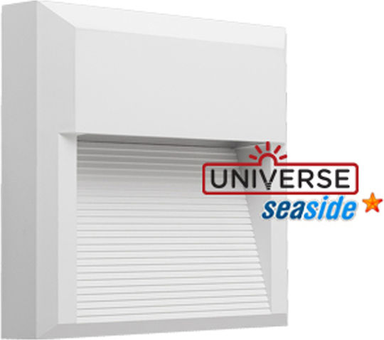 Universe Στεγανό Επιτοίχιο Εξωτερικό Φωτιστικό LED 8W 3000K 20x20x3.5εκ. Universe Στεγανό Επιτοίχιο Εξωτερικό Φωτιστικό LED 8W 3000K 20x20x3.5εκ.