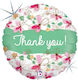 Foil Balloon Thank You Floral 45 cm