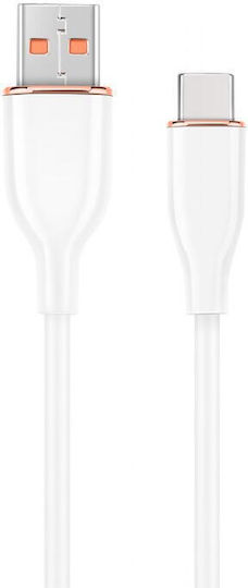 Gembird 1.5m White Usb-a 2.0 To Usb Type C Silicone Cable Gembird Cc-usb2s-amcm-1.5m-w