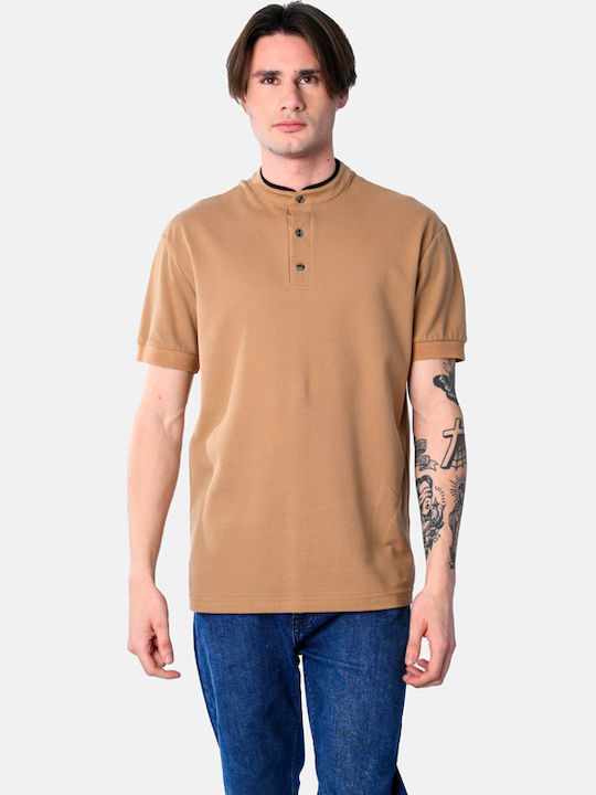 Paco & Co Short Sleeve Camel Blouse