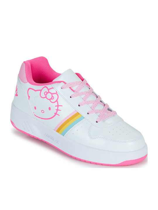 Kinder Sneakers mit Rollen Weiß