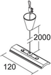 2m Aufhängeset 3-Phasen Schwarz 2-iv7606-00-30