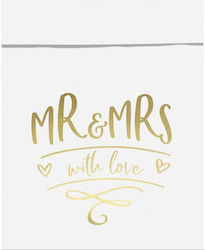 Χάρτινα Σακουλάκια Κερασμάτων Λευκά Mr & Mrs Love 6 Τεμάχια Χάρτινα Σακουλάκια Κερασμάτων Λευκά Mr & Mrs Love 6 Τεμάχια