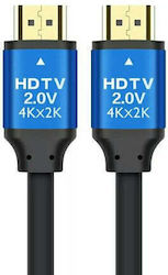 Speed HDMI 2.0 HDMI male - HDMI male 3m Μαύρο